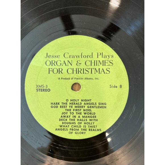 Jesse Crawford Plays Organ & Chimes For Christmas Vinyl LP XMS-3 Stereo - Picture 5 of 6